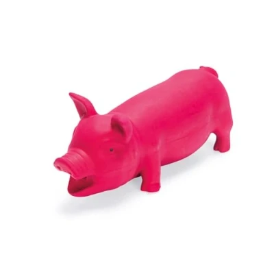 Afbeelding van Latex pig pink, 33 cm with squeeker