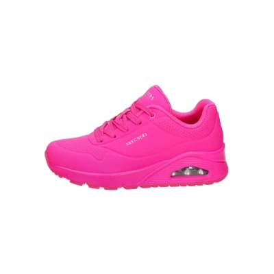 Afbeelding van Skechers Sport Sneakers laag, Dames, Maat: 37.5, Roze Hoogwaardig imitatieleer