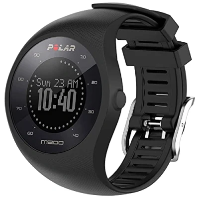 Afbeelding van Braleto Polsband voor Polar M200, reservearmband van siliconen, M200 (zwart)