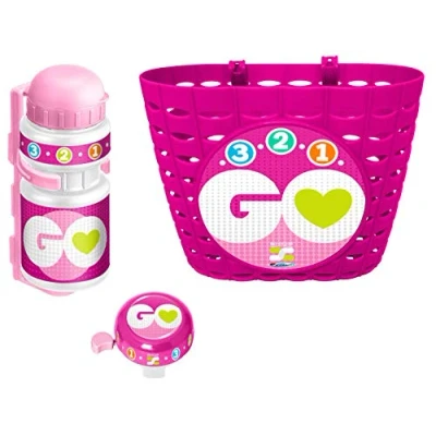 Image de Stamp COMBO ROSE CORBEILLE + BIDON SONNETTE SKIDS CONTROL, K670508, PINK