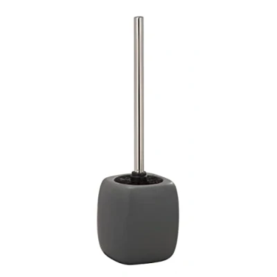 Afbeelding van WENKO Faro Toiletborstel grijs keramiek toiletborstelhouder, keramiek, 12 x 40 cm,