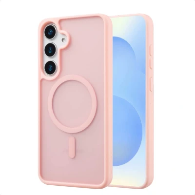 Afbeelding van imoshion Hoesje Geschikt voor Samsung Galaxy S25 Color Guard Backcover MagSafe Lichtroze