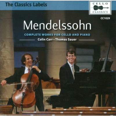 Afbeelding van Mendelssohn: Complete Works For Cello &amp; Piano
