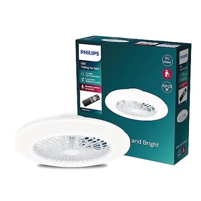 Afbeelding van Philips Amigo Plafondventilator 20 W, 42 W (Ø x h) 490 mm 137 Wit