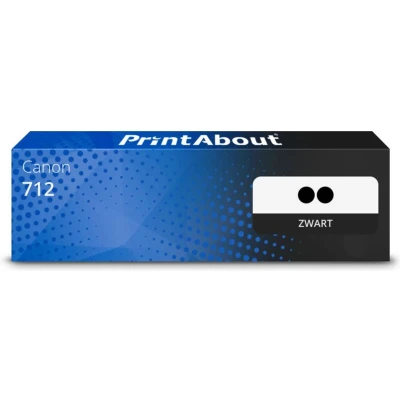Afbeelding van Huismerk Canon 712 Toner Zwart Voordeelbundel 2 pack