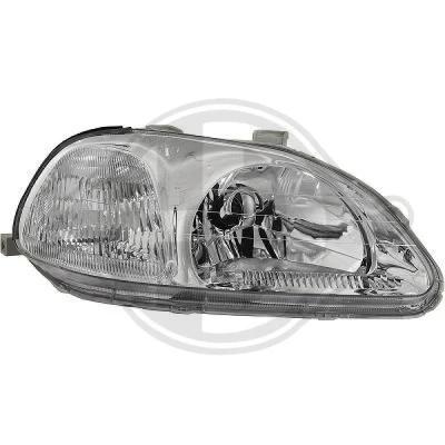 Afbeelding van DIEDERICHS 5206082 Koplampen rechts H4, W5W, PY21W