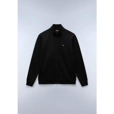Afbeelding van Napapijri Balis ZIP Sweater met rits black, Heren, Maat: Small, Black