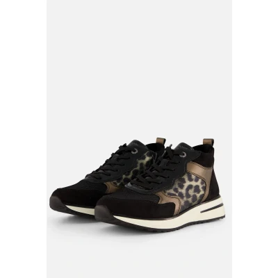 Afbeelding van Remonte Kasanga Sneakers laag, Dames, Maat: 38, Noir comb Textiel