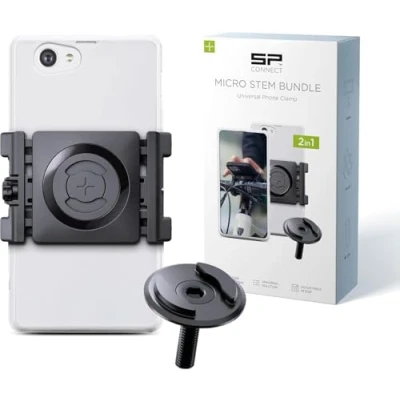 Afbeelding van SP CONNECT Micro Stem steun met Pro klem SPC+ mobiele telefoonhouder voor fietsstuur Smartphonehouder fiets Houder telefoon
