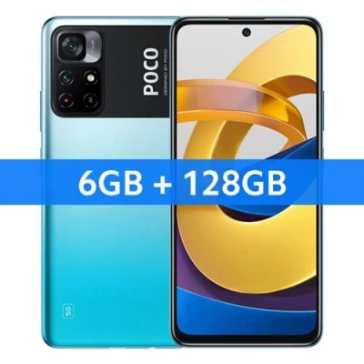 Afbeelding van Xiaomi POCO M4 Pro 5G 16,8 cm (6.6&quot;) Dual SIM Android 11 USB Type C 6 GB 128 5000 mAh Blauw