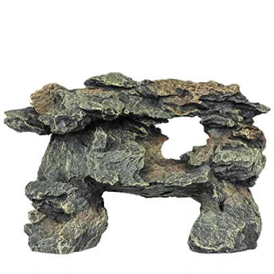 Afbeelding van Aqua Della Aquariumdecoratie Vissen Slate M 31x23,5x20cm 1st