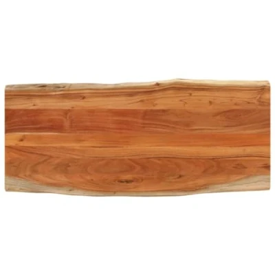 Afbeelding van vidaXL Tafelblad rechthoekig natuurlijke rand 140x60x3,8 cm acaciahout