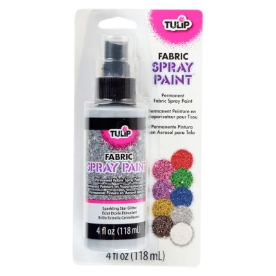 Afbeelding van Tulip Fabric Spray Paint Sparkling Star Glitter 4 fl oz (26571) (OUTLET)