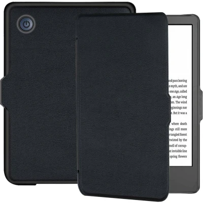 Afbeelding van Hoesje geschikt voor Kobo Clara 2E E reader iMoshion Slim Hard Case Bookcase Ook Tolino Shine 4 Zwart
