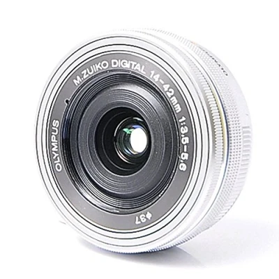 Image de Objectif hybride Olympus M.Zuiko Digital ED 14 42 mm f/3.5 5.6 EZ micro 4:3 Silver