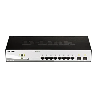 Afbeelding van D Link DGS 1210 10/E Netwerk switch RJ45/SFP 8 + 2 poorten 20 GBit/s