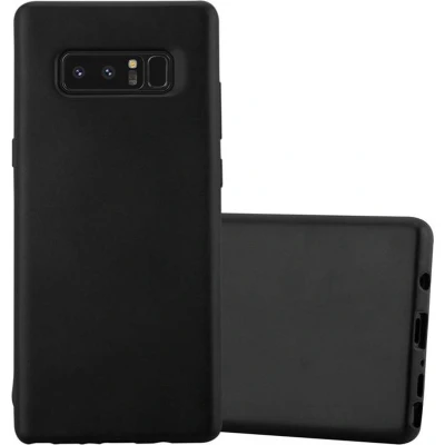 Afbeelding van Cadorabo Hoesje geschikt voor Samsung Galaxy NOTE 8 in METALLIC ZWART Beschermhoes gemaakt van flexibel TPU silicone Case Cover
