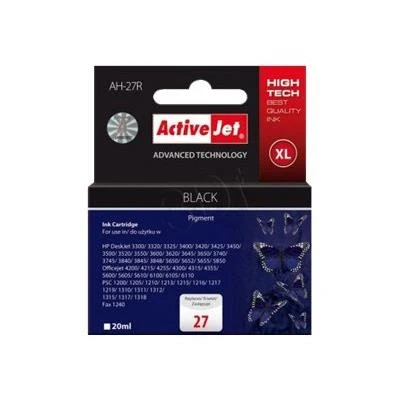 Afbeelding van Originele inkt cartridge Activejet AH 27R Zwart