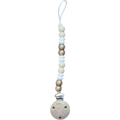 Afbeelding van Chewies &amp; More Sparkle Siliconen Speenclip Gold