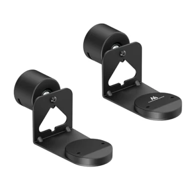 Afbeelding van Maclean Luidspreker muurbeugel 2 stuks Speakers houder Ideal voor Sonos Era 100 &amp; 300 MC 495 Zwart