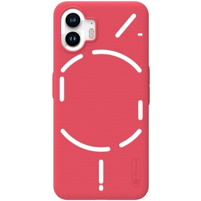 Afbeelding van Nillkin Super Frosted Shield Nothing Phone (2) Hoesje Back Cover Rood