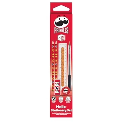 Afbeelding van Helix etui Studentenbriefpapier Set Pringles