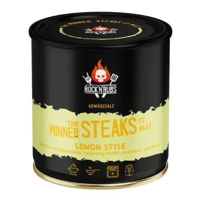 Afbeelding van Rock &#039;n Rubs The winner steaks it all Lemon Style