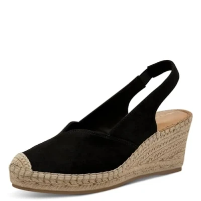 Afbeelding van Tamaris Sleehakken, Dames, Maat: 36, Black Textiel