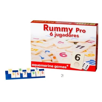 Image de Aquamarine Games Jeu de société Rummy 6 Joueurs (réf. DO001)