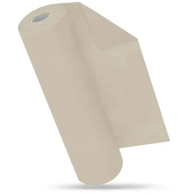 Afbeelding van MODERNO Tafelloper van vliesstof, beige, crème tafelloper, modern, tafeldecoratie, outdoor, feestdecoratie, verjaardag, bruiloft, 30 cm x 25 m