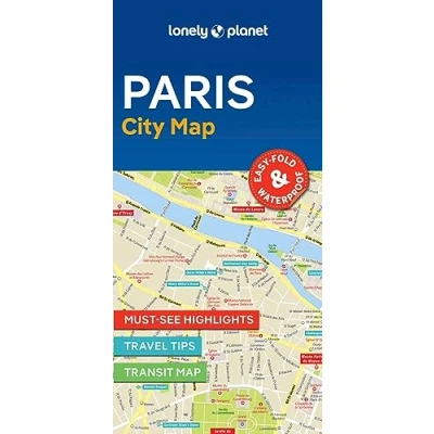 Afbeelding van Map Lonely Planet Paris City