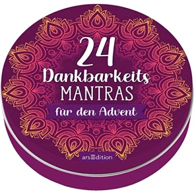 Afbeelding van Adventskalender in der Dose. 24 Dankbarkeitsmantras für den Advent