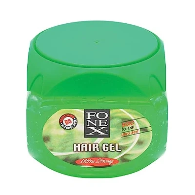 Afbeelding van Fonex 1 x ultra sterke Haargel 500 ml zonder alcohol Styling Hair Gel for Men voor mannen het haar te drogen