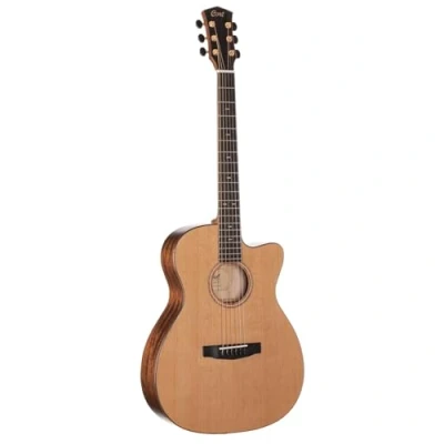 Afbeelding van CORT COFLOWOCNSC Folkgitaar, FLOW OC, Naturel Satin, Voorversterker, Softcase