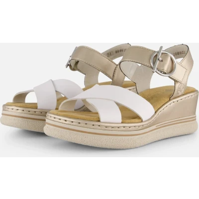 Afbeelding van Rieker Sandalen wit Synthetisch Dames Maat 40