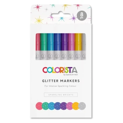 Afbeelding van Colorista Glitter Markers Sparkling Brights 8 st