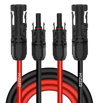 Afbeelding van Zonnekabel 4 mm²/6 mm², zonnekabel, 1/2/3/5/10 m (5 AWG12/4 mm)