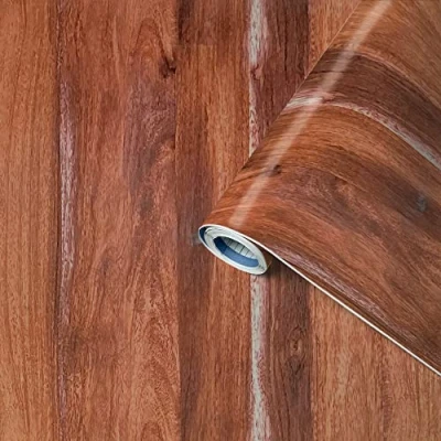 Afbeelding van Venilia Zelfklevend papier, rustieke eikenhout look, 45 cm x 3 m, dikte 95 μm, zelfklevende folie voor meubels en keuken, decoratieve folie, behang, ftalaatvrij pvc, gemaakt in de EU