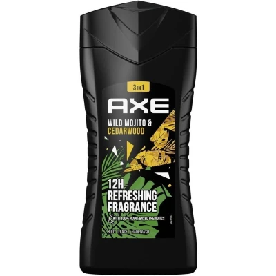 Afbeelding van Axe Wild Mojito &amp; Cedarwood 3 In 1 Douchegel