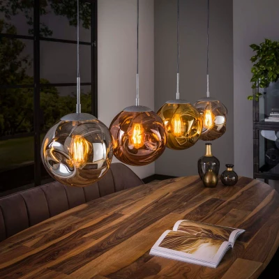 Afbeelding van Gilian hanglamp 4L oud zilver