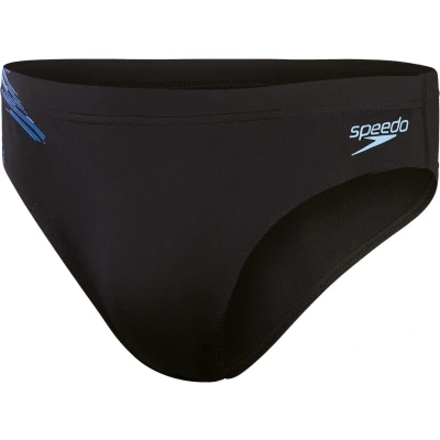 Afbeelding van Speedo MENS TECH Panel Brief Zwemslips, Heren, Maat: 5, Black/curious blue