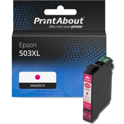 Afbeelding van Huismerk Epson 503XL (C13T09R34010) Inktcartridge Magenta Hoge capaciteit