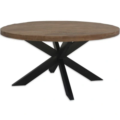 Afbeelding van Sturdy eettafel spider rond 130 cm