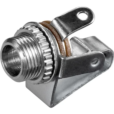 Afbeelding van 3,5mm Jack (v) inbouw connector metaal 3 soldeerpunten / mono