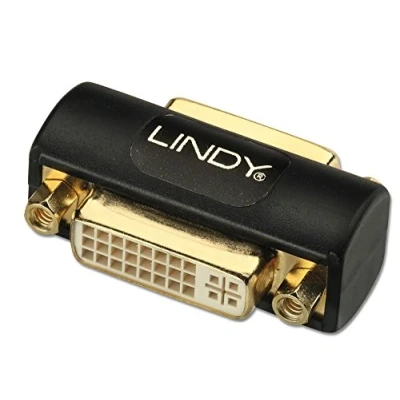 Afbeelding van LINDY 41233 DVI Adapter [1x bus 24+5 polig 1x polig] Zwart