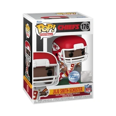 Afbeelding van Funko Pop! NFL: Steelers Ju Smith Schuster (Away) Vinyl Verzamelfiguur Cadeau idee Officiële Producten Speelgoed voor Kinderen en Volwassenen