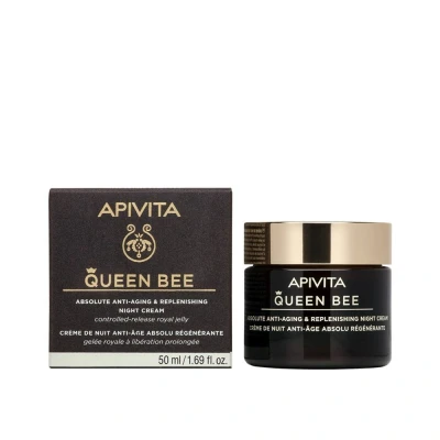 Afbeelding van Apivita Face Care Queen Bee Absolute Anti Aging &amp; Replenishing Night Nachtcrème 50ml