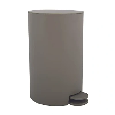 Afbeelding van MSV Pedaalemmer kunststof taupe 3L klein model 15 x 27 cm Badkamer/toilet
