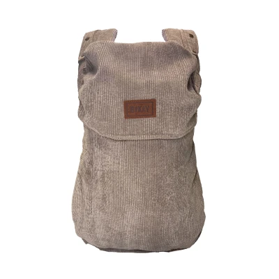 Afbeelding van ByKay Draagzak Click Carrier Classic Rib Dark Oat