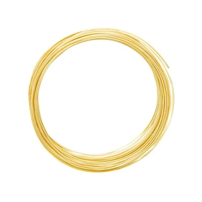 Afbeelding van Vaessen Creative 24239 001 aluminiumdraad, goud, 1 mm x 10 m, decoratieve draad, sierdraad, 100 0,1 cm